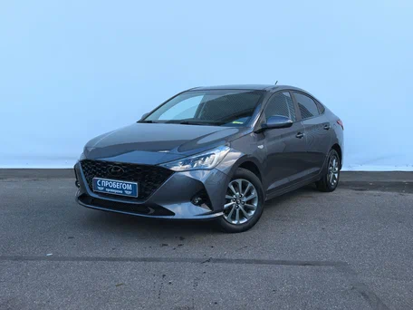 2021 Hyundai Solaris II Рестайлинг, серый, 1530000 рублей, вид 1