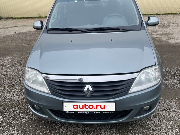 2011 Renault Logan I Рестайлинг, синий