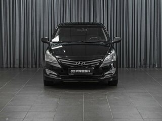 2015 Hyundai Solaris I Рестайлинг, чёрный, 889000 рублей, вид 3