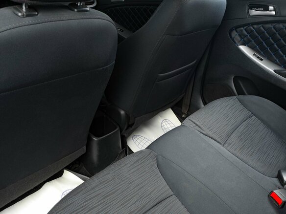 2016 Hyundai Solaris I Рестайлинг, синий, 979000 рублей - вид 7