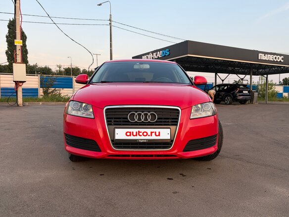 2009 Audi A3 II (8P) Рестайлинг 2, красный, 859000 рублей - вид 1