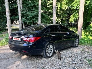 2009 Hyundai Sonata VI (YF), чёрный, 595000 рублей, вид 3