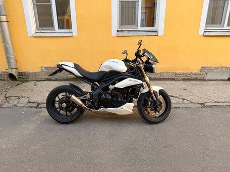 2013 Triumph Speed Triple, белый, 478000 рублей, вид 1