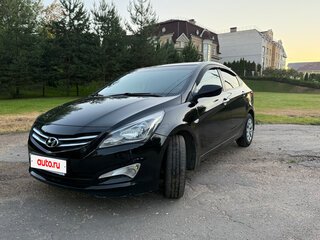 2016 Hyundai Solaris I Рестайлинг, чёрный, 799000 рублей, вид 1