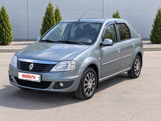 2012 Renault Logan I Рестайлинг, синий, 650000 рублей, вид 2
