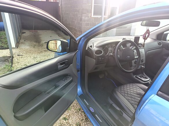 2008 Ford Focus II Рестайлинг, голубой, 460000 рублей - вид 10