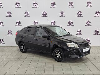 2014 Lada (ВАЗ) Granta I, чёрный, 381000 рублей, вид 3