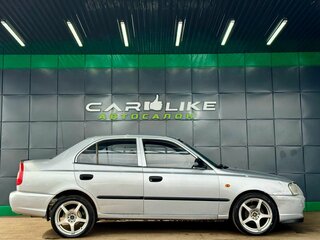 2007 Hyundai Accent ТагАЗ II, серебристый, 259000 рублей, вид 4