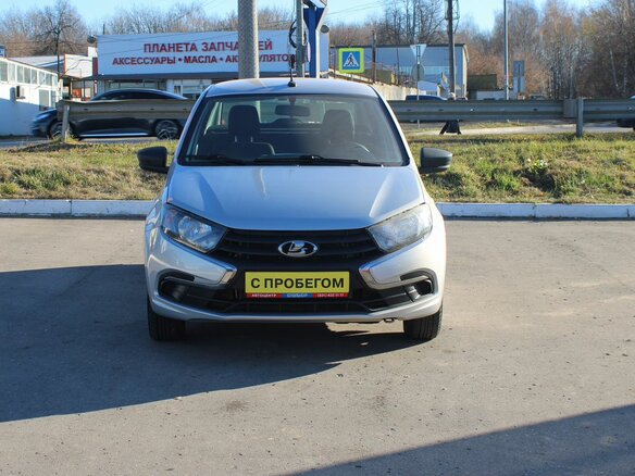 2018 Lada (ВАЗ) Granta I Рестайлинг, серебристый, 459000 рублей - вид 2