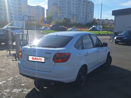 2015 Lada (ВАЗ) Granta I, белый, 575000 рублей, вид 5