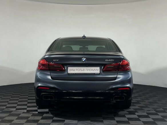 2018 BMW 5 серии 540i xDrive VII (G30/G31/G38), серый - вид 3