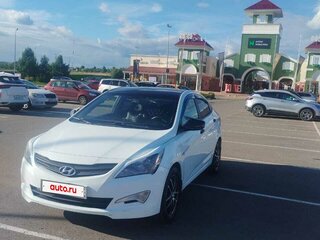 2016 Hyundai Solaris I Рестайлинг, белый, 480000 рублей, вид 1
