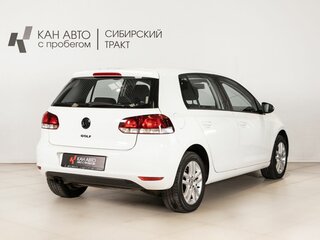 2012 Volkswagen Golf VI, белый, 821000 рублей, вид 3