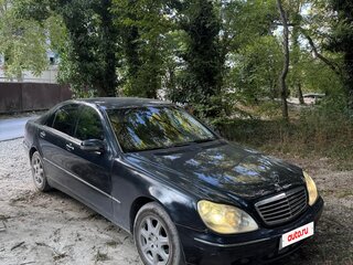 1999 Mercedes-Benz S-Класс 320 IV (W220), чёрный, 430000 рублей, вид 3