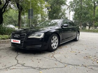 2012 Audi A8 Long III (D4), чёрный, 1590000 рублей, вид 1