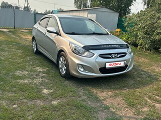 2012 Hyundai Solaris I, серебристый, 895000 рублей, вид 2