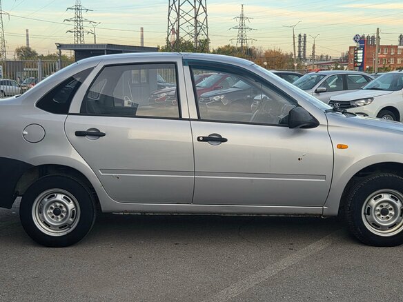 2013 Lada (ВАЗ) Granta I, серебристый, 238000 рублей - вид 5