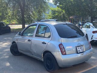 2002 Nissan March III (K12), серебристый, 130000 рублей, вид 4