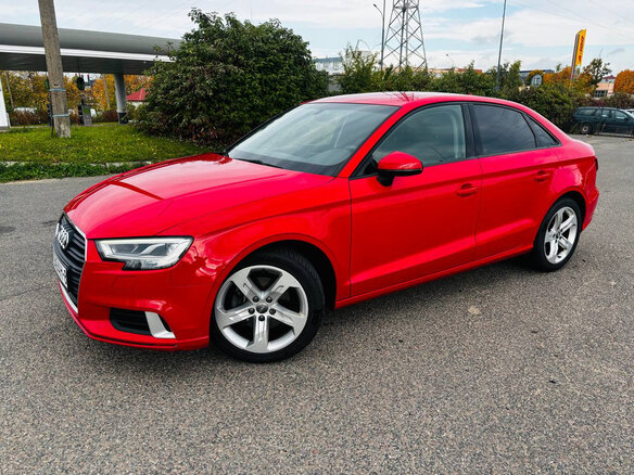 2018 Audi A3 III (8V) Рестайлинг, красный - вид 11