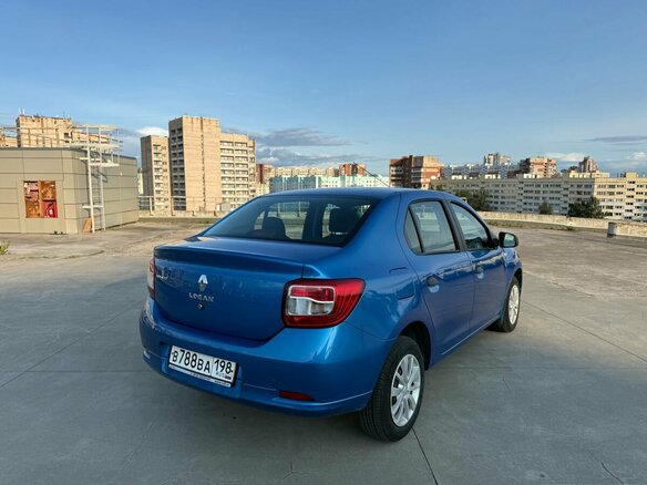2018 Renault Logan II Рестайлинг, синий, 759000 рублей - вид 7