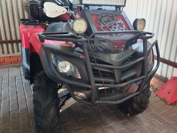 2013 Stels ATV-600, красный, 380000 рублей - вид 1