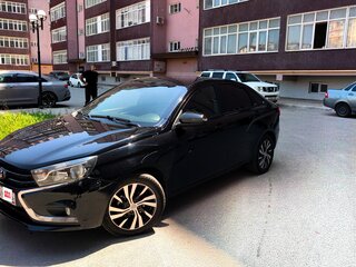 2020 Lada (ВАЗ) Vesta I, чёрный, 1450000 рублей, вид 1