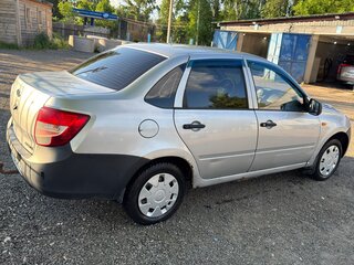 2012 Lada (ВАЗ) Granta I, серебристый, 180000 рублей, вид 5