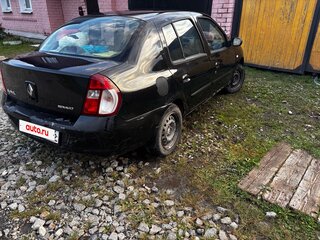 2007 Renault Symbol I Рестайлинг 2, чёрный, 220000 рублей, вид 4