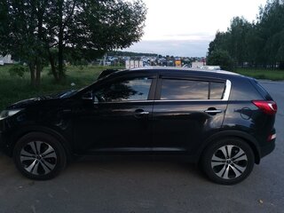 2012 Kia Sportage III, чёрный, 1350000 рублей, вид 4