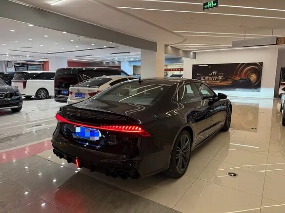 2022 Audi A7 L 45 TFSI II (4K), чёрный - вид 2