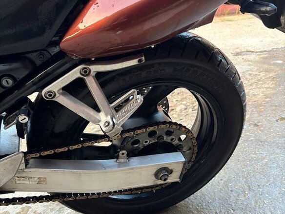 1998 Honda CB 400F, коричневый, 200000 рублей - вид 1