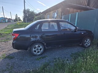 2012 Lada (ВАЗ) Granta I, чёрный, 180000 рублей, вид 3