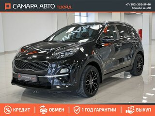 2020 Kia Sportage IV Рестайлинг, чёрный, 1925000 рублей, вид 2