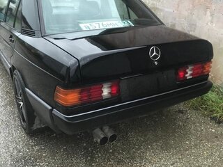 1989 Mercedes-Benz 190 (W201), чёрный, 250000 рублей, вид 4