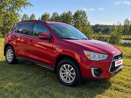 2014 Mitsubishi ASX I Рестайлинг, красный, 1250000 рублей, вид 4