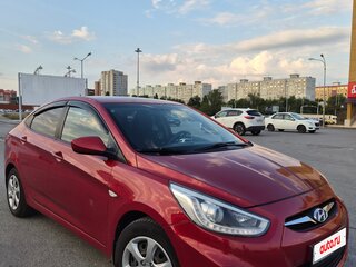 2013 Hyundai Accent IV, красный, 950000 рублей, вид 2