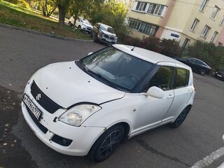 2009 Suzuki Swift III, белый, 330000 рублей, вид 1
