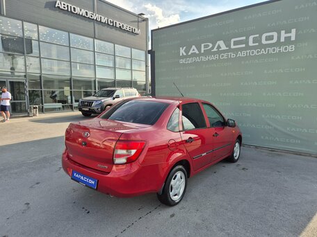 2013 Lada (ВАЗ) Granta I, красный, 380000 рублей, вид 2