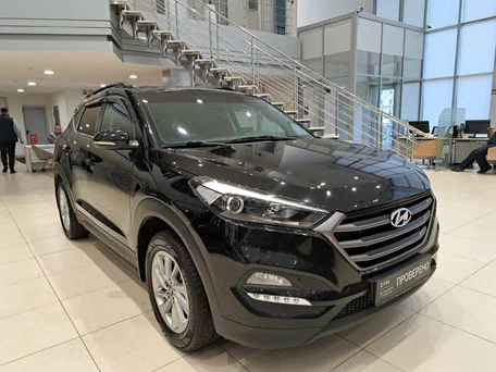 2017 Hyundai Tucson III, чёрный, 1580000 рублей, вид 3