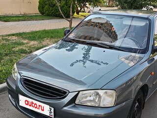 2005 Hyundai Accent ТагАЗ II, серый, 385000 рублей, вид 3