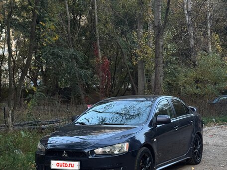 2008 Mitsubishi Lancer X, синий, 900000 рублей, вид 2