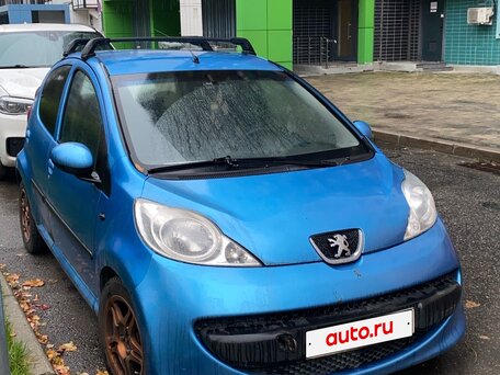 2007 Peugeot 107 I, голубой, 320000 рублей, вид 3