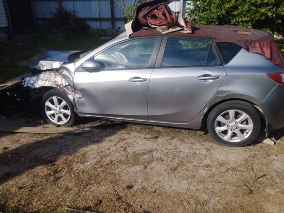 2010 Mazda 3 II (BL), серый, 270000 рублей - вид 1