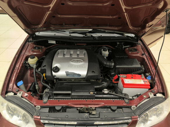 2006 Kia Spectra I Рестайлинг 2, красный, 240000 рублей - вид 8