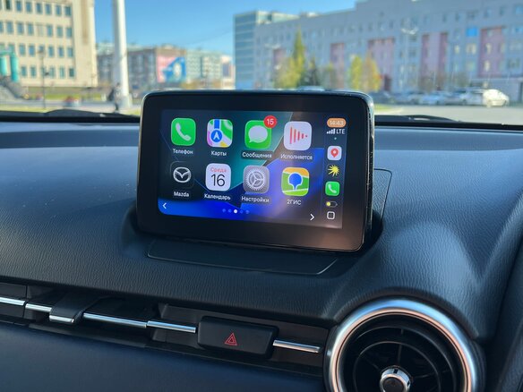 2019 Mazda 2 III (DJ) Рестайлинг, синий, 1540000 рублей - вид 8