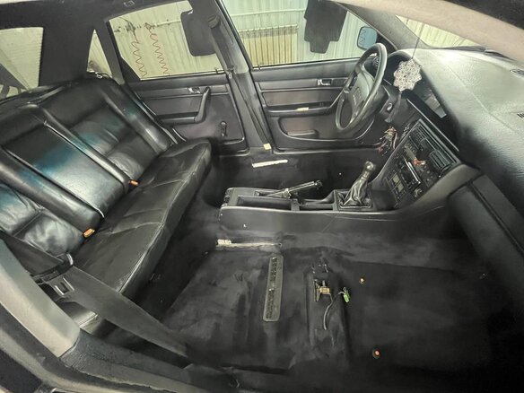 1992 Audi 100 IV (C4), чёрный, 390000 рублей - вид 6