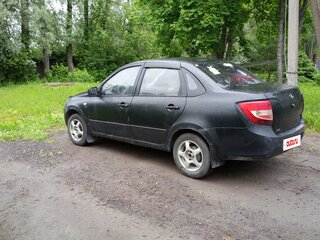 2014 Lada (ВАЗ) Granta I, чёрный, 220000 рублей, вид 4