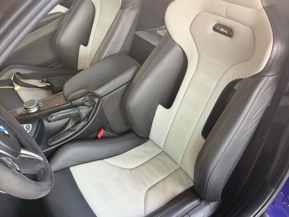 2020 BMW M4 Competition Package F82/F83 Рестайлинг, синий, 6700000 рублей - вид 12