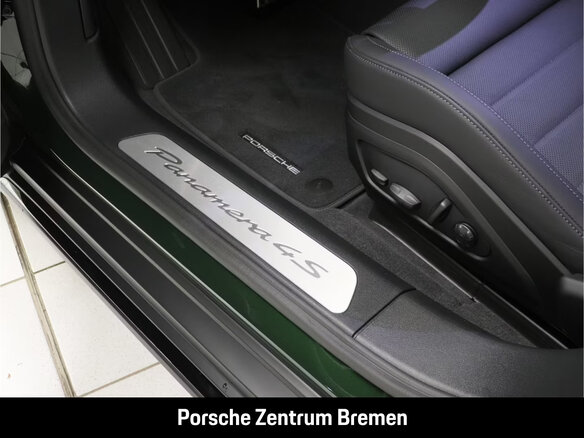 2026 Porsche Panamera 4S E-Hybrid III, зелёный - вид 26