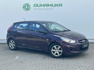 2012 Hyundai Solaris I, фиолетовый, 440000 рублей, вид 3